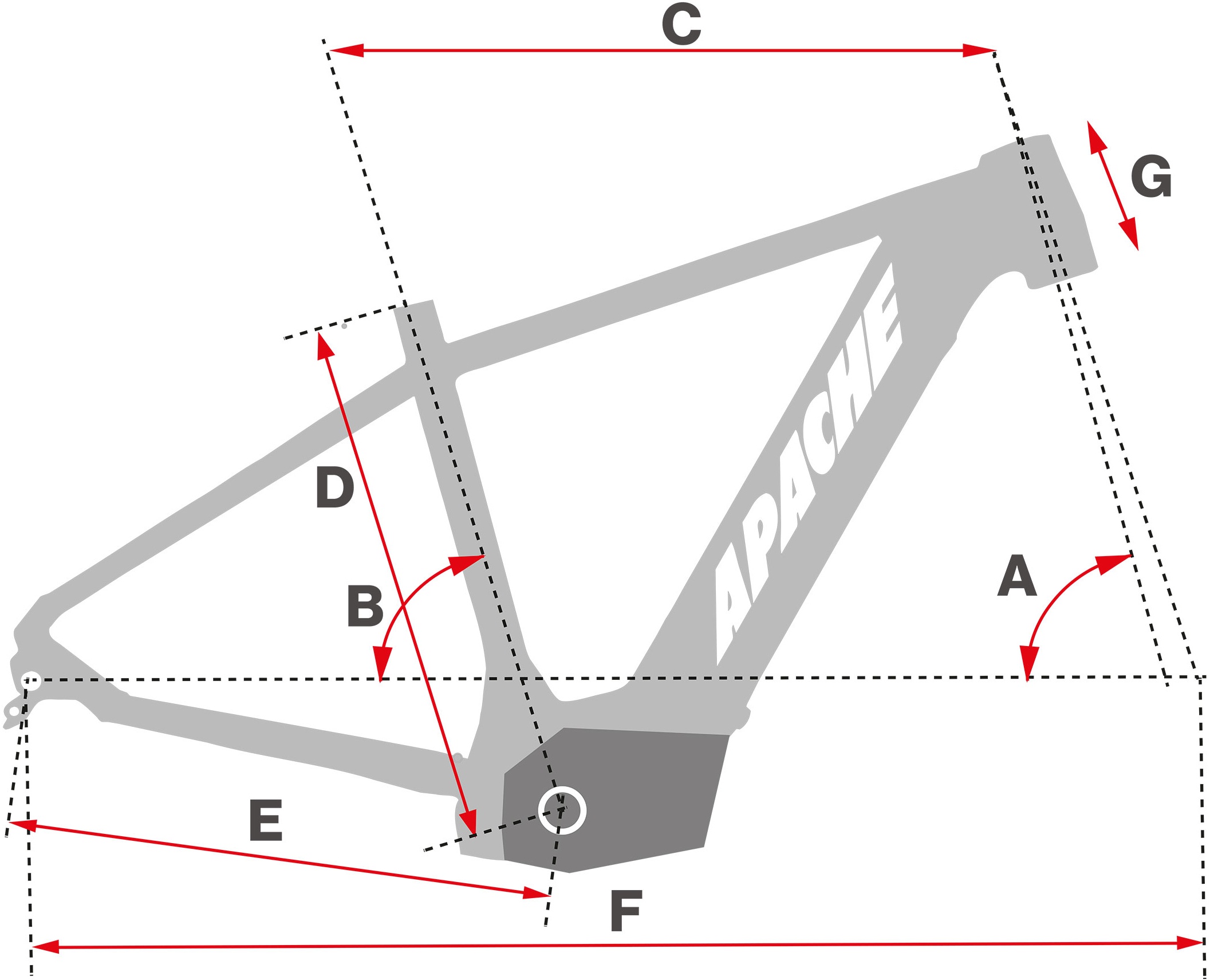 Geometrie Apache Hupahu MX1 400